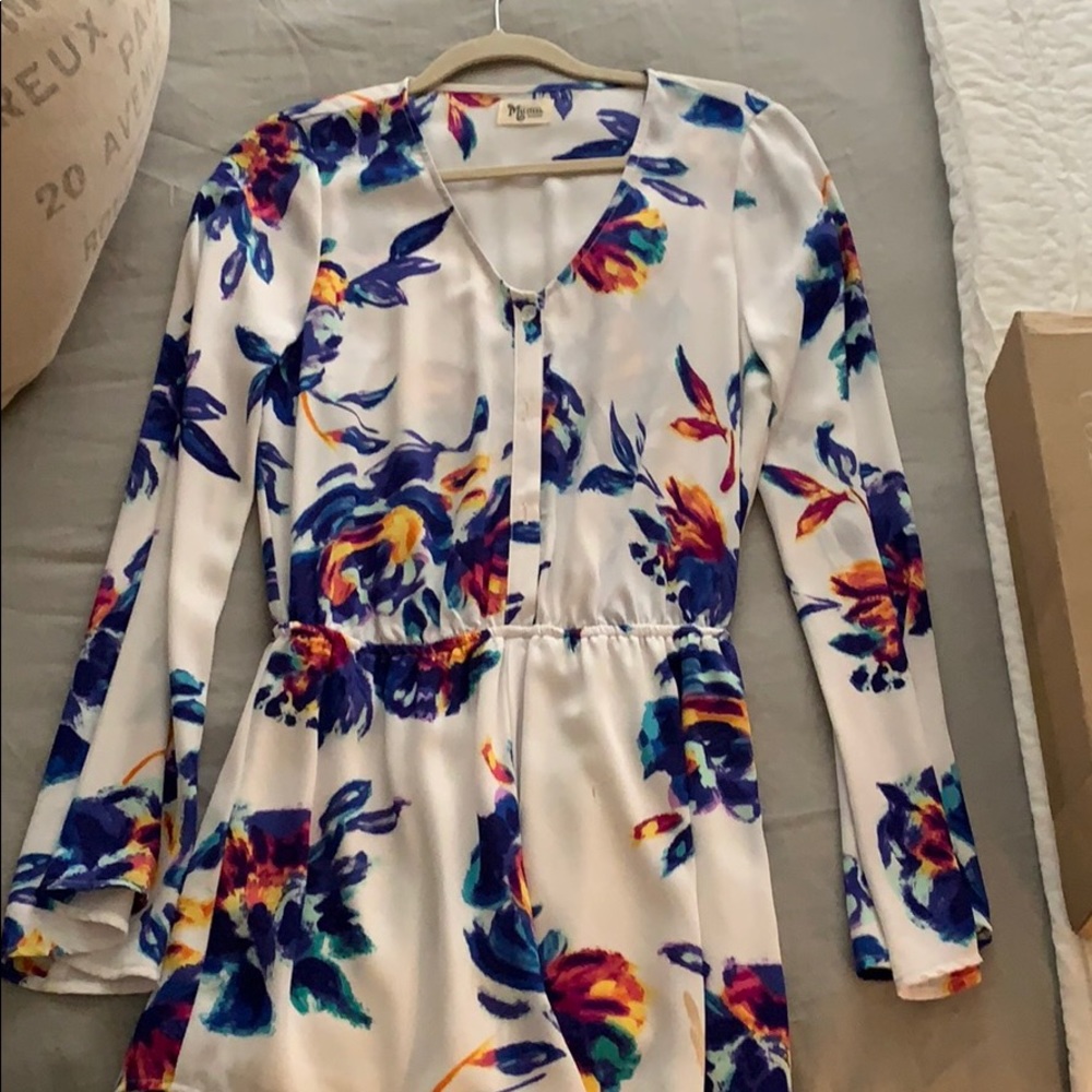 Bright, beautiful floral romper